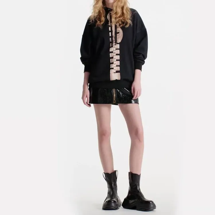 LOUIS VUITTON Zipper Print Hoodie-1