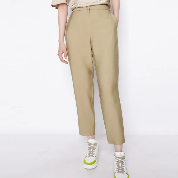 ARMANI EXCHANGE High waisted Cropped Trousers-3