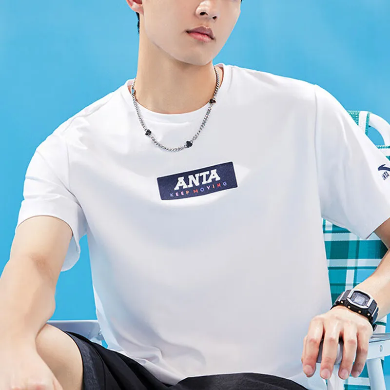 Anta Life Collection T Shirt Unisex Snowflake White-4