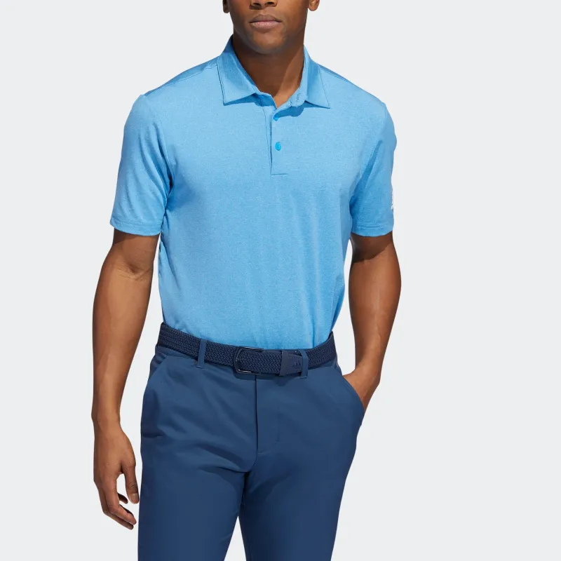 Adidas Ultimate 365 Heather Polo Shirt Polo Shirt Men's Blue-1