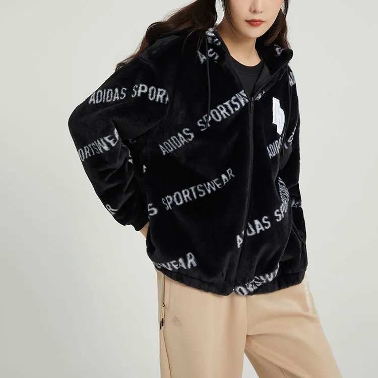 Adidas MONOGRAM Jacket Women's Black-3