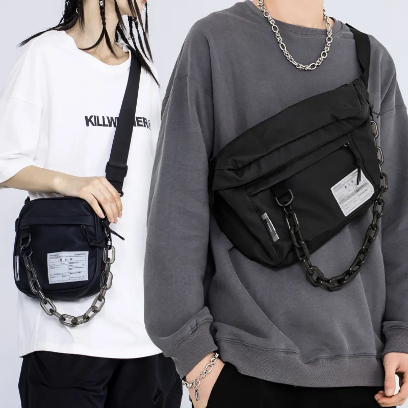 KILLWINNER Leather Small Square Bag Combination Set Large Size Unisex-4