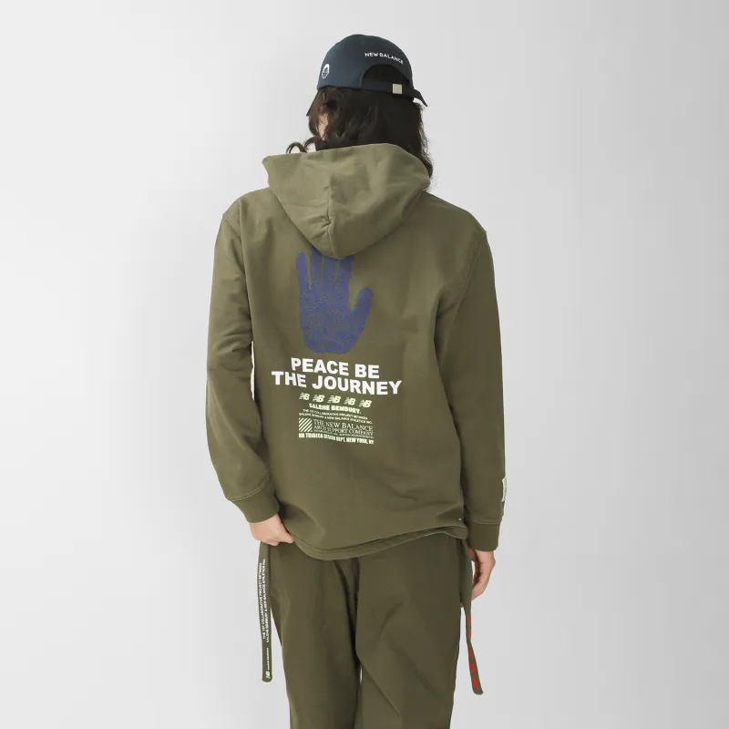 New Balance Salehe Bembury Sweatshirts Unisex Olive-3