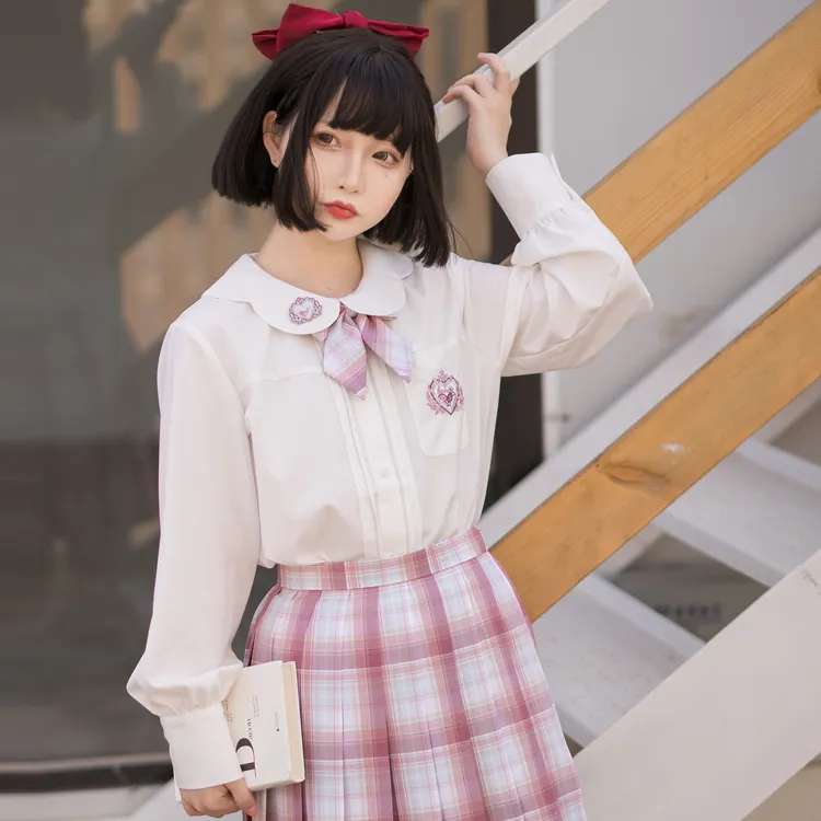 YuChaJia Shirts Women's White-3