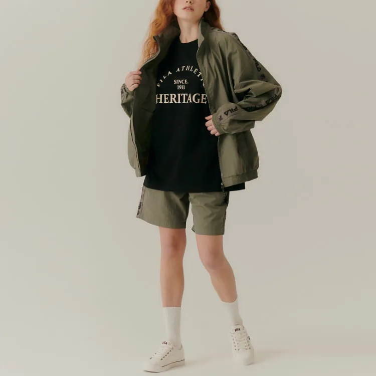 FILA Jackets Unisex Olive Green-2