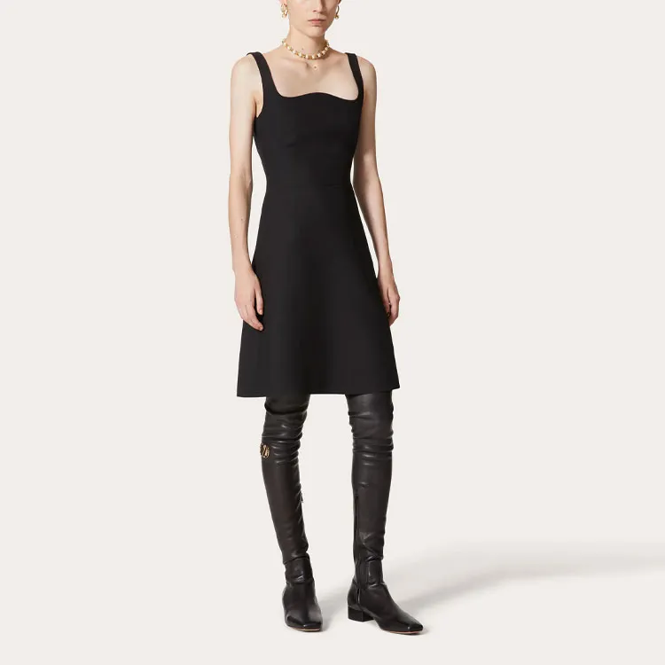 Valentino Open Back Sleeveless Mini Dress-1