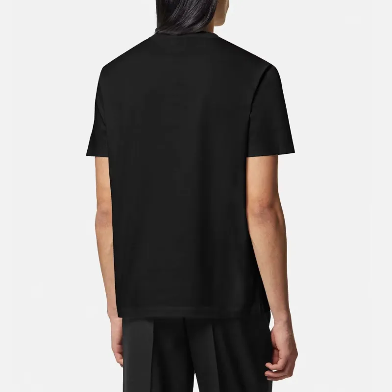 VERSACE Embroidered Logo Compact T Shirt-4