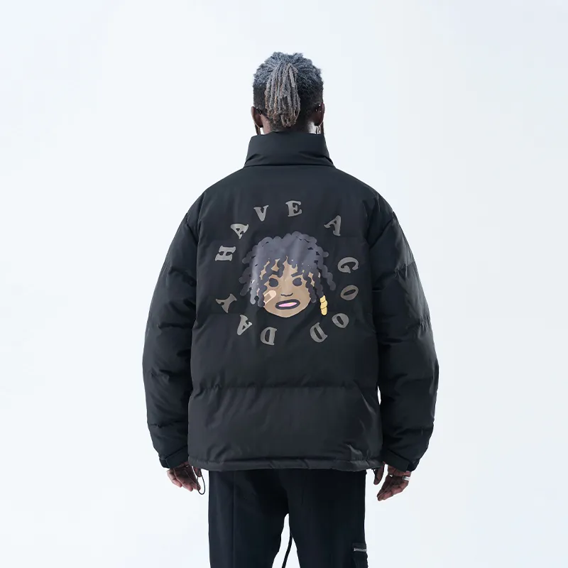 HARSH AND CRUEL Puffer Jacket Winter Unisex-4