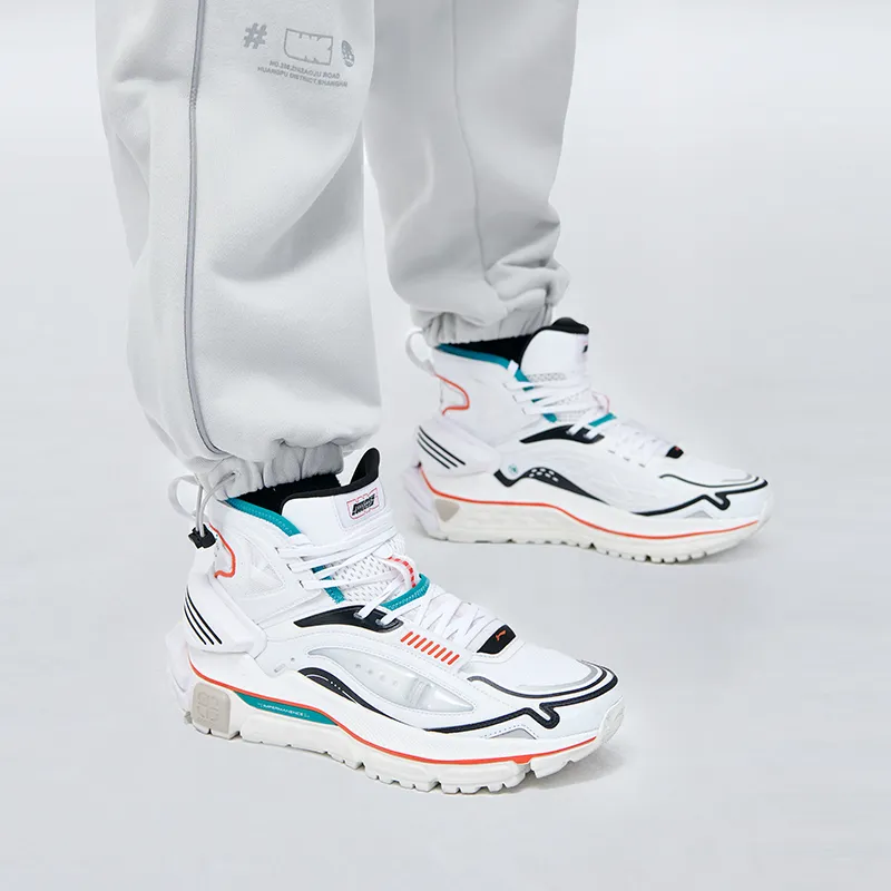 Lining X LNG Chunky Sneakers Men High Top Standard White-5