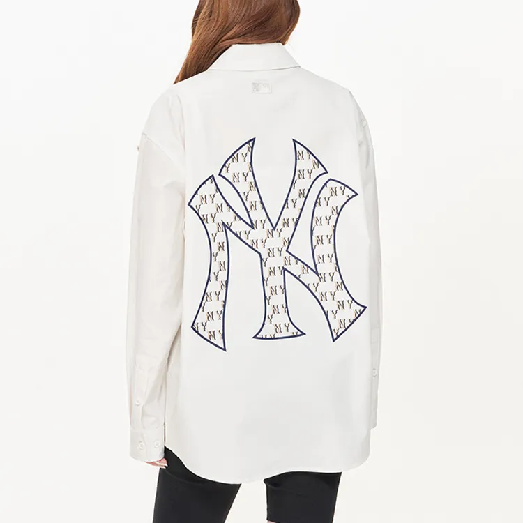 MLB New York Yankees Shirt Unisex Ivory-3