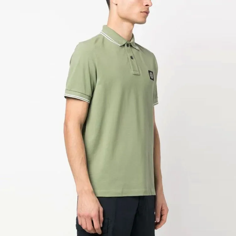 STONE ISLAND Compass motif Polo Shirt-3