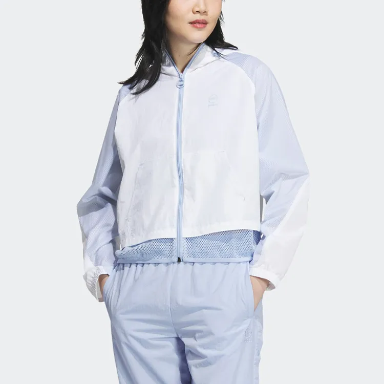 Adidas Neo Jackets Women's Light Pink Blue-1