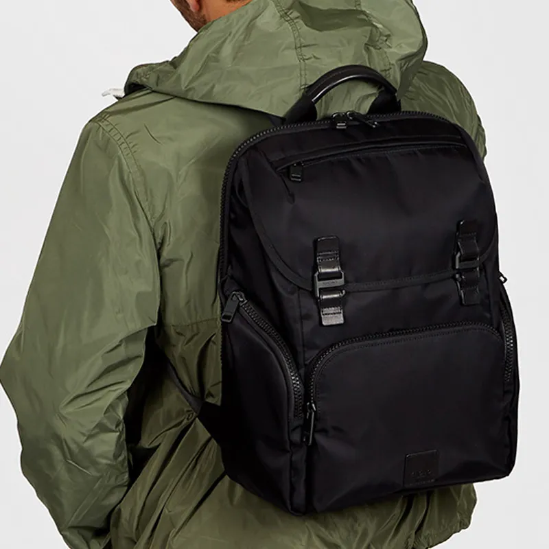 KNOMO Nylon Backpack Regular Unisex Black-4