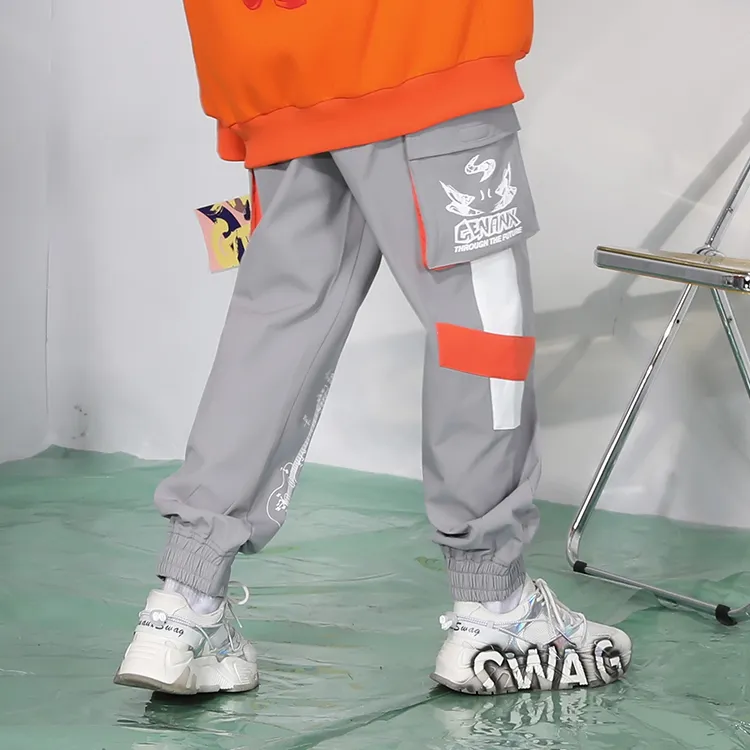 GENANX Thickened Casual Pants Unisex Gray-5