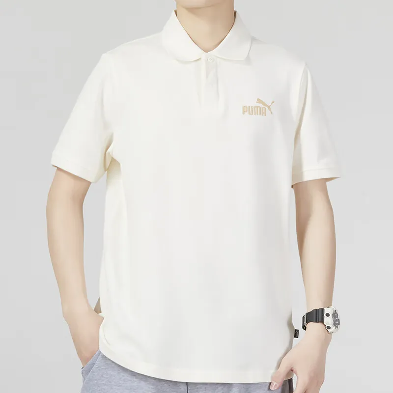 PUMA Polo Shirts Men White-2