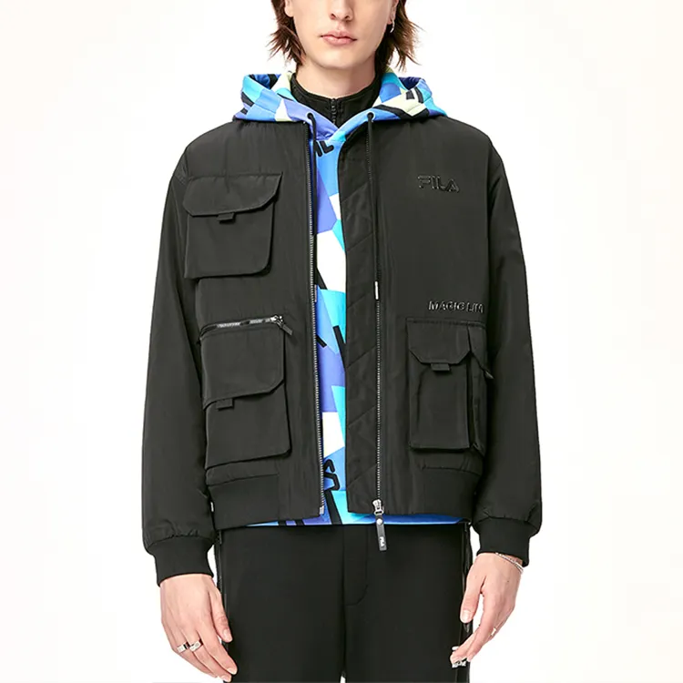 FILA Puffer Jacket Men's Jet Black-2