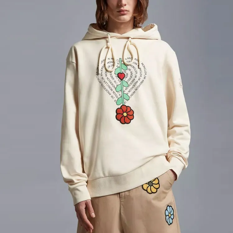 Jw Anderson X Moncler X JW Anderson Sweatshirts Unisex Khaki-4