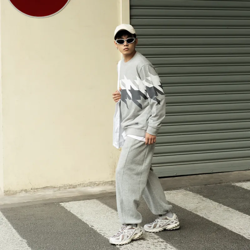 New Balance Sweatshirt Unisex Light Gray-7