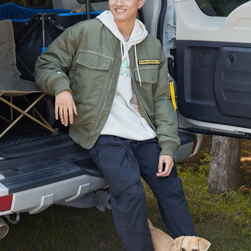Converse Military Pack Ma-1 Jacket Men's Green-2