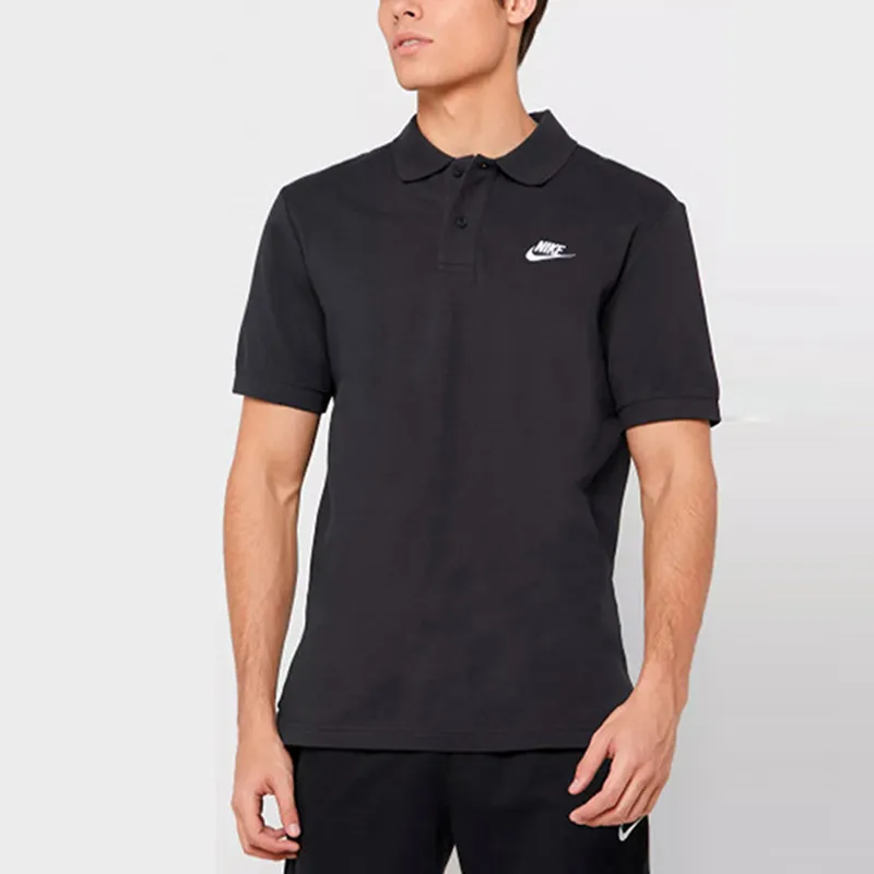 Nike Polo Shirts Men Black-2