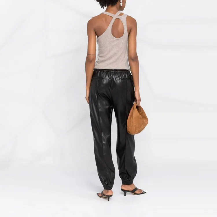 NANUSHKA Faux-leather Track Pants-2
