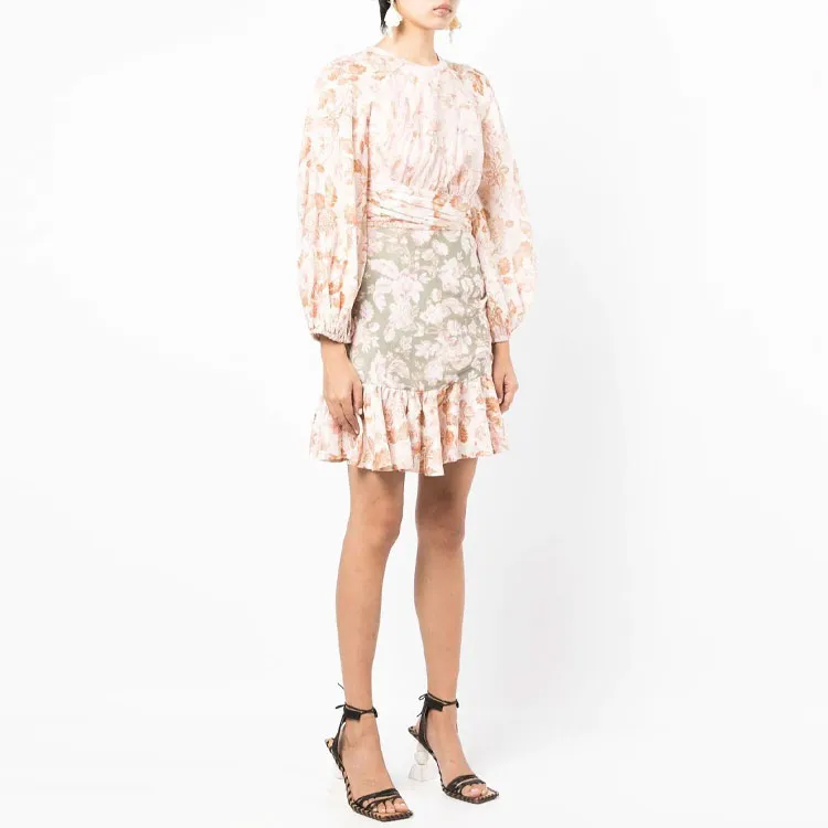 Zimmermann Floral-print Linen Mini Dress-3