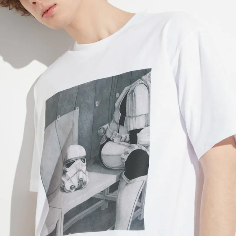 Disney X UNIQLO Disney Co brand T Shirts Unisex White-4