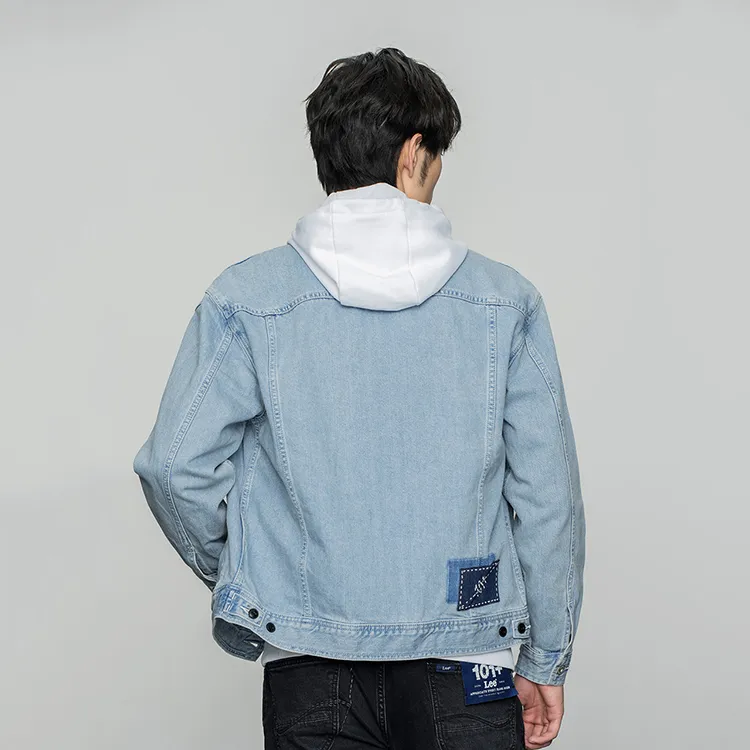 Lee SS22 Denim Jacket Men's Light Blue-2