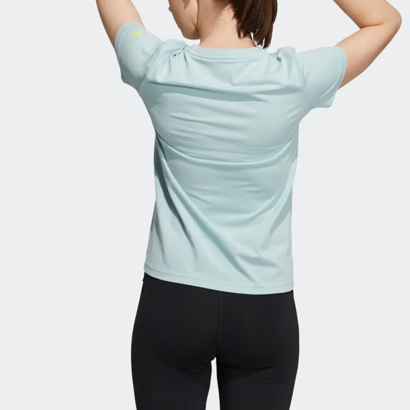 Adidas T Shirt Women's Light Green-3