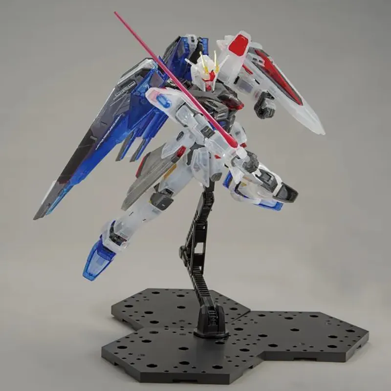 BANDAI FULLMECHANICS 1/100 Gundam Base Limited ZGMF X10A Freedom Gundam Ver.GCP Multicolor Transparent Hobby Model-4