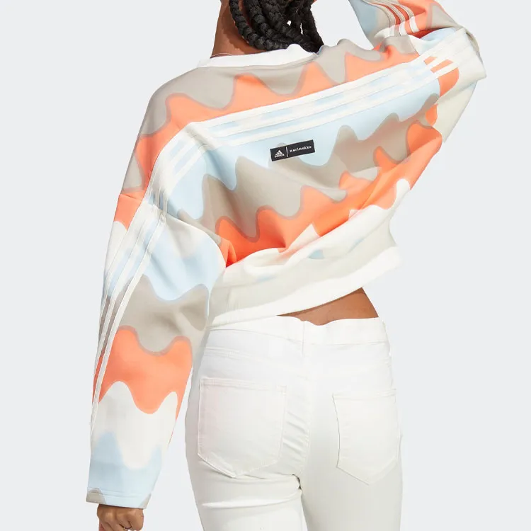 Adidas MARIMEKKO Collaboration Sweatshirts Women's Coral Pink-2