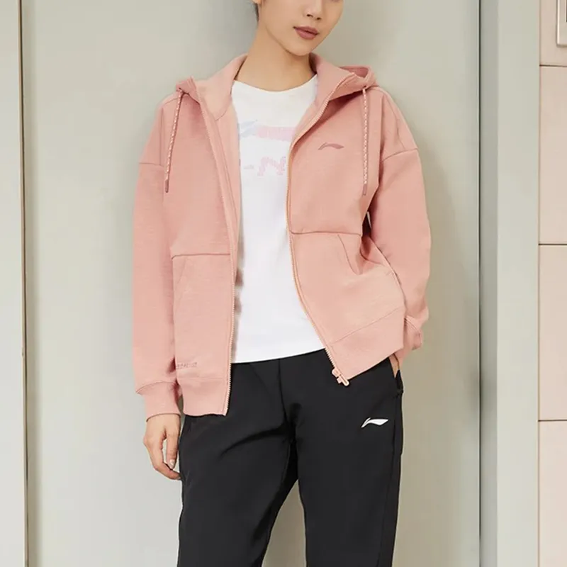 LiNing Sweatshirt Women's Candy Coffee-4