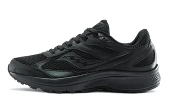 Saucony Cohesion 14 Anti Slip Wear Resistant Low Top Running Shoes Women's Black
