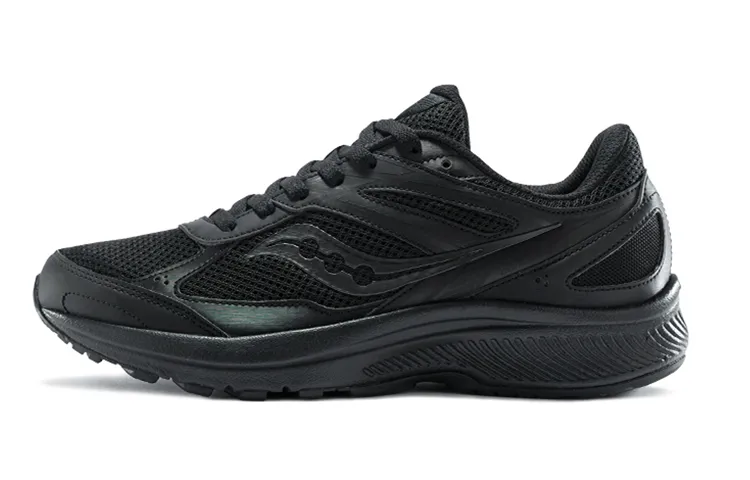 Saucony Cohesion 14 Anti Slip Wear Resistant Low Top Running Shoes Women's Black-0