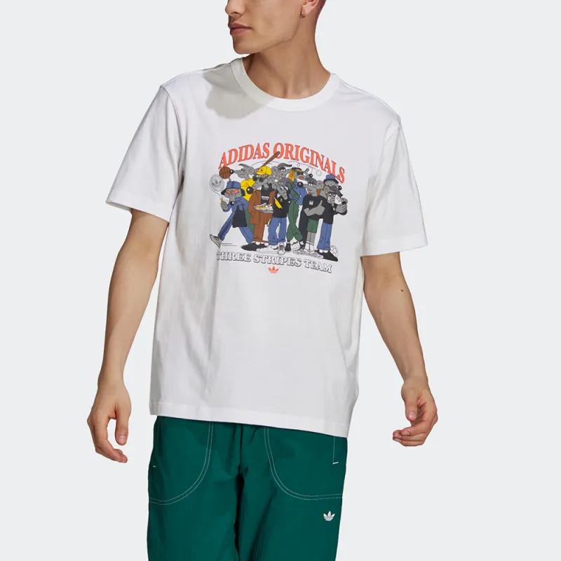 Adidas Originals T Shirt Men's White-1