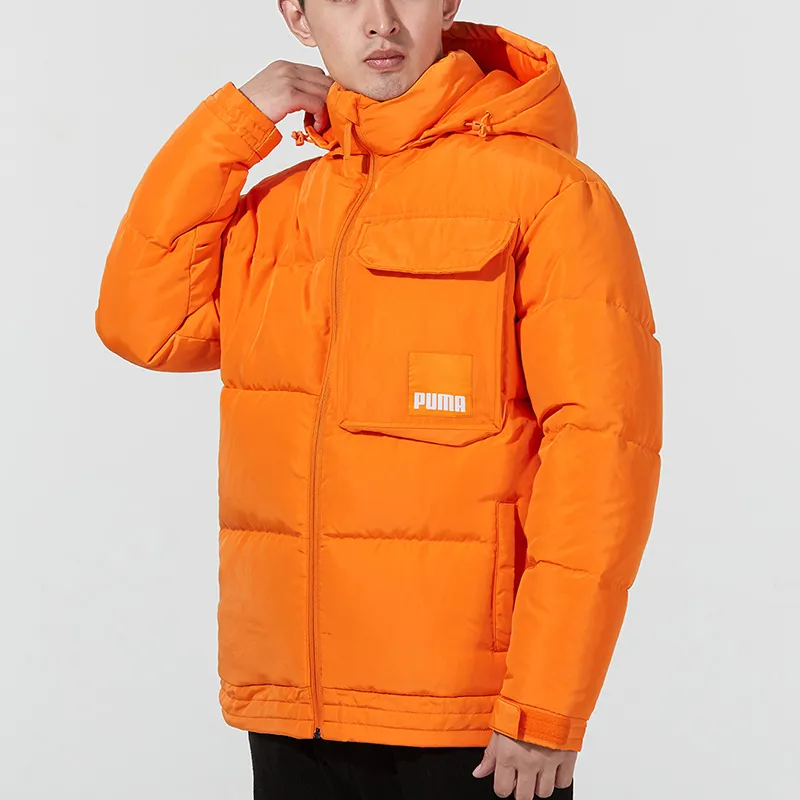 PUMA Down Jackets Men Orange-4