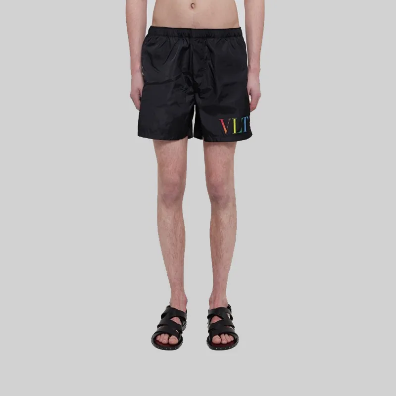 Valentino Casual Shorts Men's Black-3
