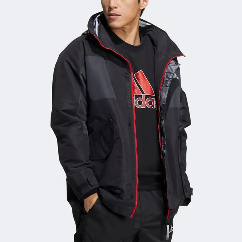 Adidas Jackets Men Black-4