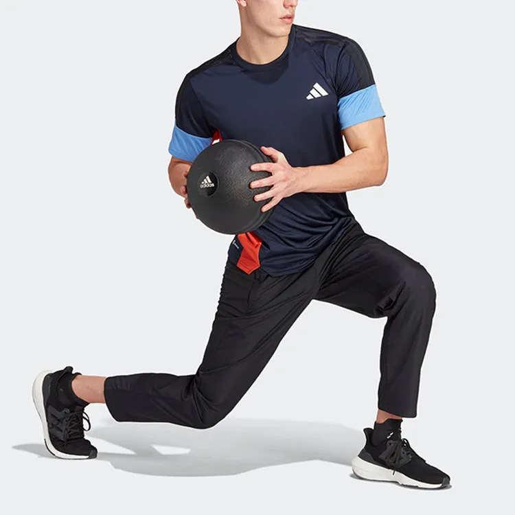 Adidas Training Colorblock 3 Stripes Tee-3