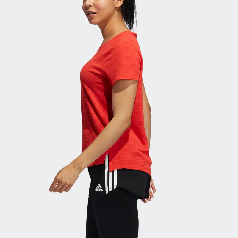 Adidas AEROREADY T Shirts Women's Red-3