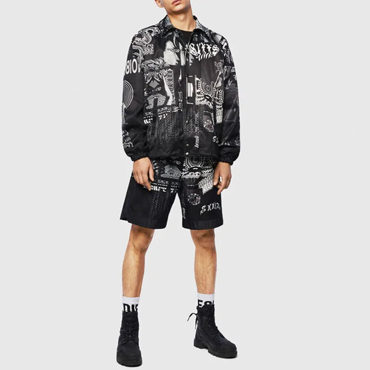 DIESEL Jackets Unisex Black-2