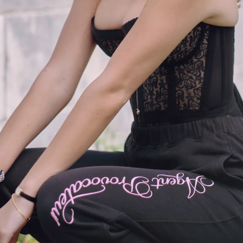Agent Provocateur Knitted Sports Pants Women's Black-4