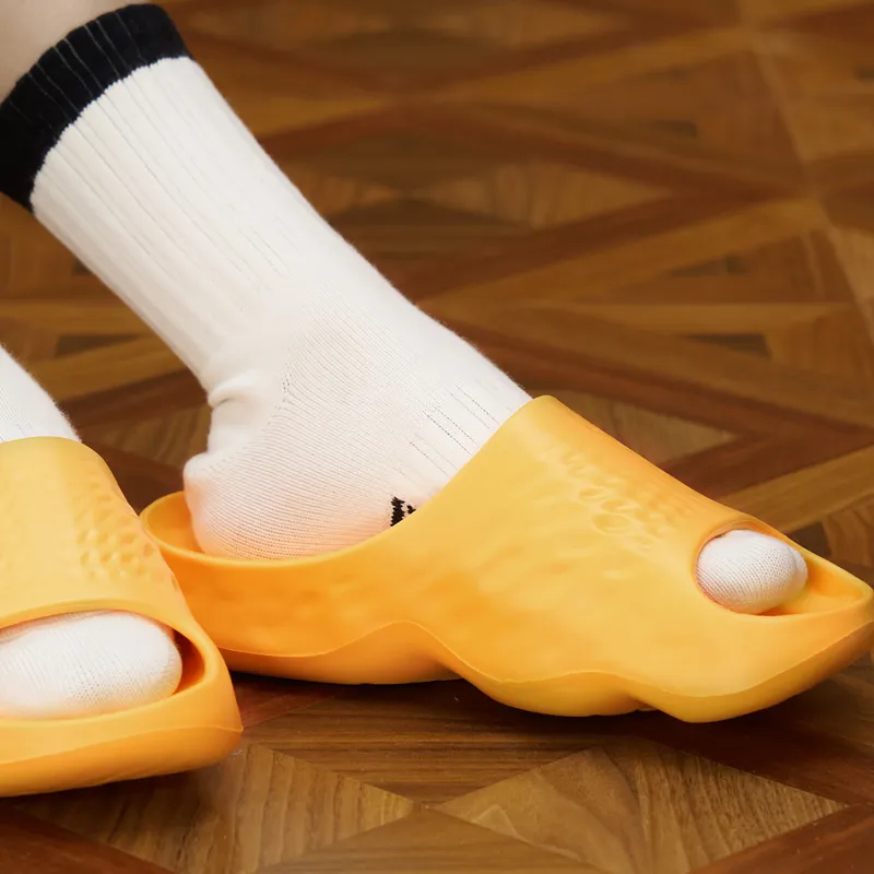 New Balance Hup Comfort Slides 'Bright Yellow'-6