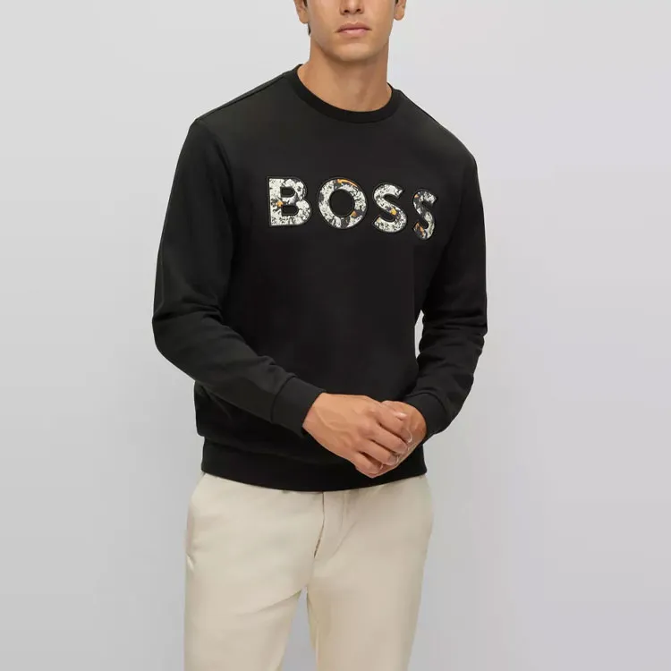 HUGO BOSS FW22 Sweatshirt Men's Black-3