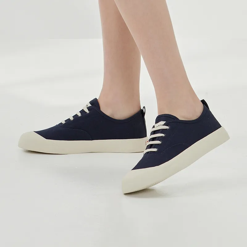 Rockfish Canvas Shoes Women's Low Top Marine Blue/Ecru-5