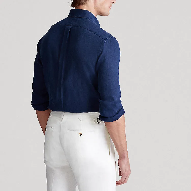 Polo Ralph Lauren SS23 Shirt Men's Navy Blue-2
