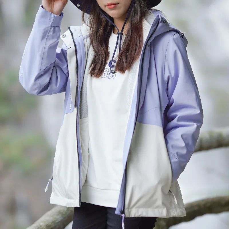 CAMEL All weather Waterproof And Windproof To Keep Warm Windbreaker Jacket Women's-8