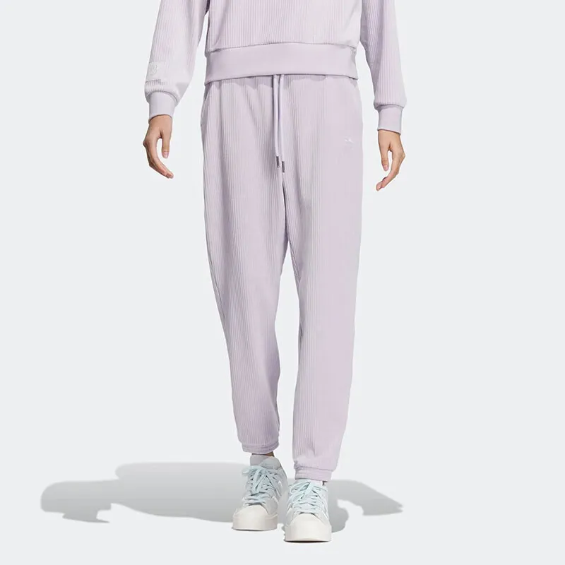 Adidas Originals Knitted Sweatpants Women's Light Purple-2