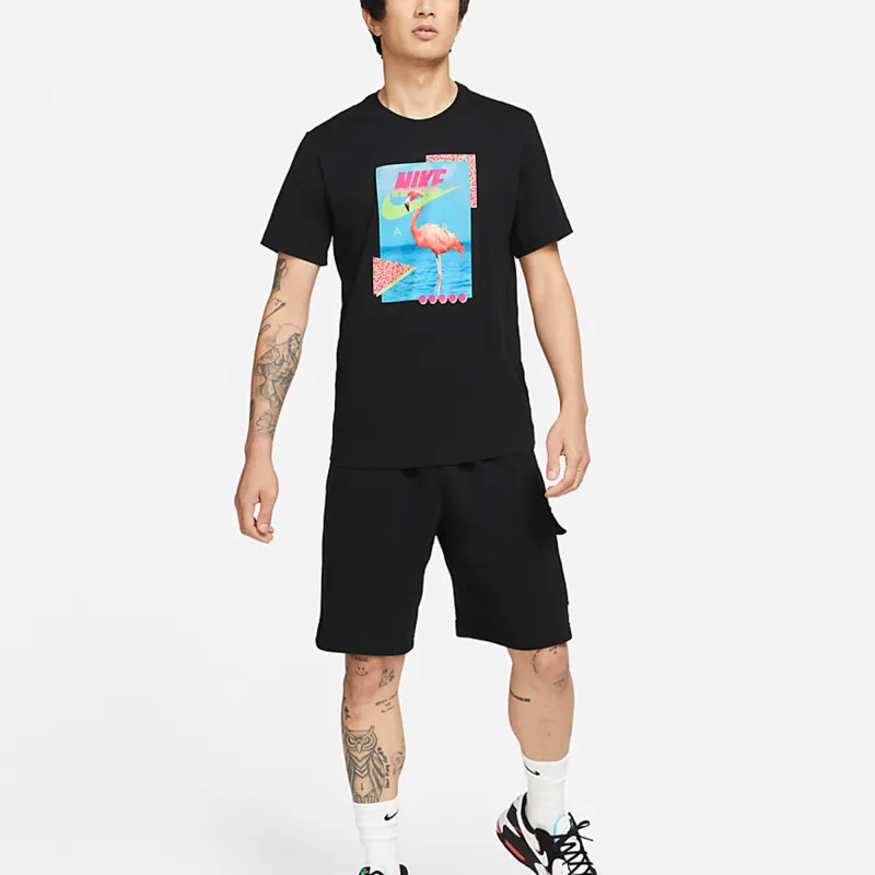 Nike Set-in Sleeve T-Shirt Men's Black-2