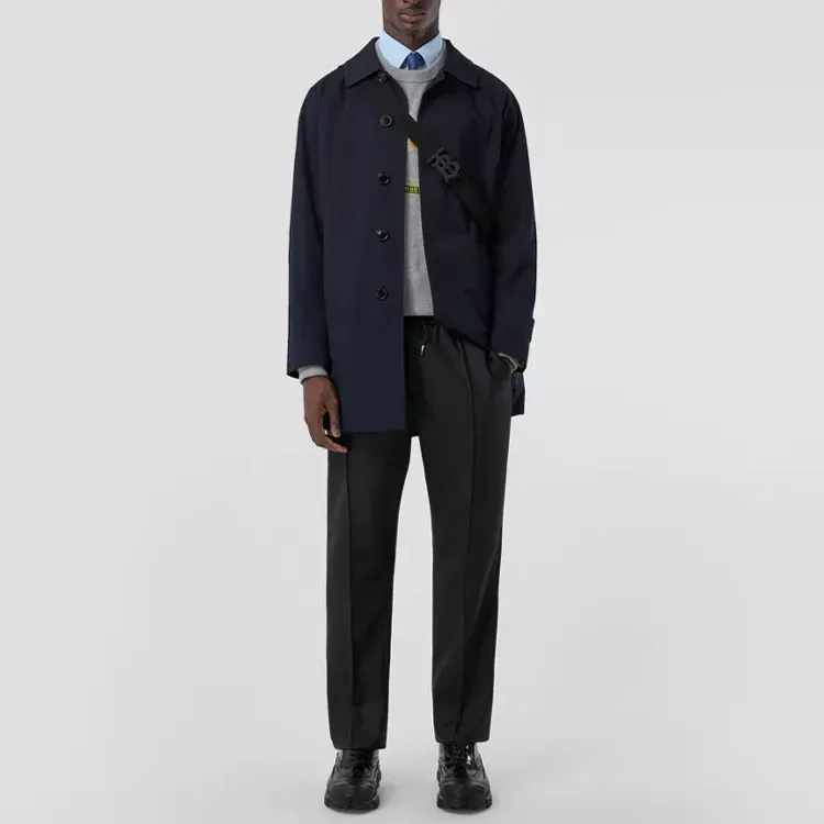 Burberry FW22 Trench Coat Men's Coal Blue-1